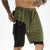 2 In 1 Double-deck Quick Dry Sport Shorts